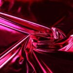 Stretch lamee stof fuchsia