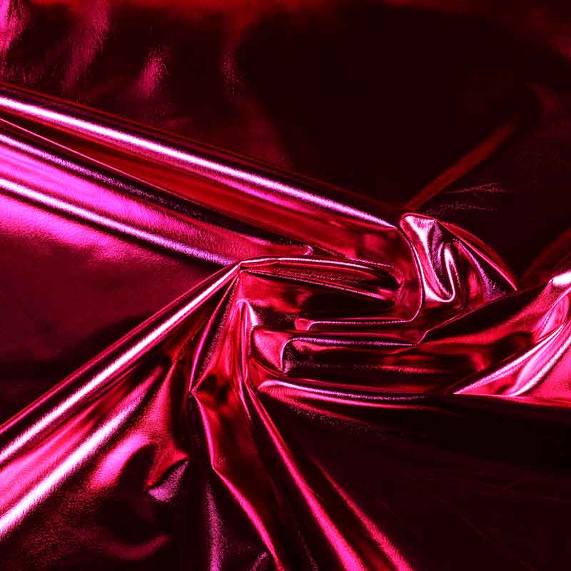 Stretch lamee fabric fuchsia