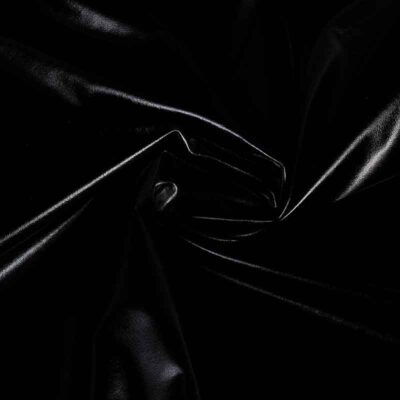 Stretch Lamee fabric black