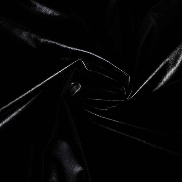 Stretch Lamee fabric black
