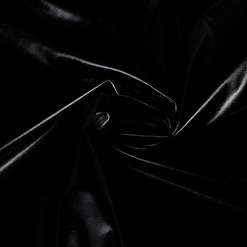 Stretch Lamee fabric black