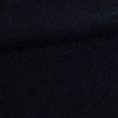 Stretch fabric glitter spot cobalt