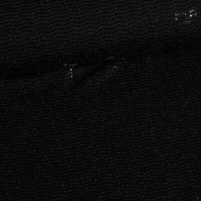 Stretch fabric glitter spot black