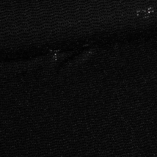 Stretch fabric glitter spot black