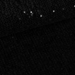 Velvet stof stretch zwart met pailletten