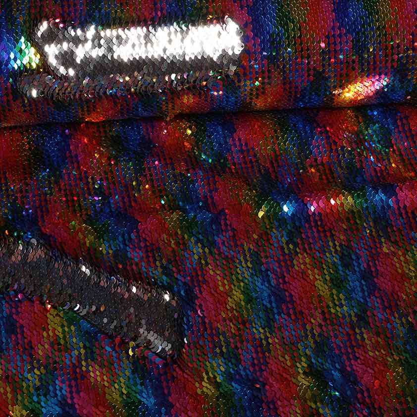 Sequin fabric multicolor
