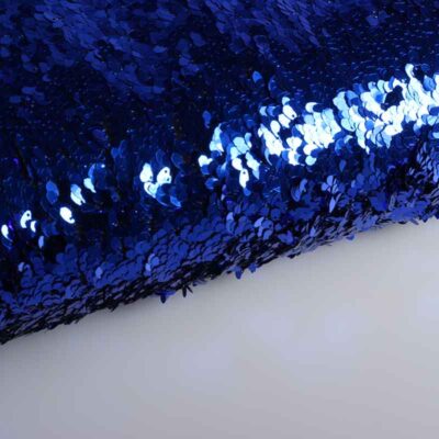 Mesh fabric small droplets cobalt