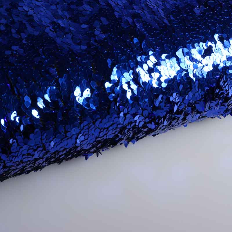 Mesh fabric small droplets cobalt