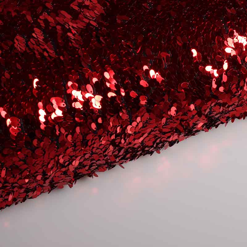 Mesh fabric drop red