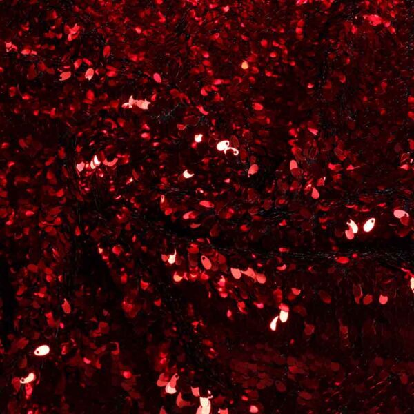 Mesh fabric drop red