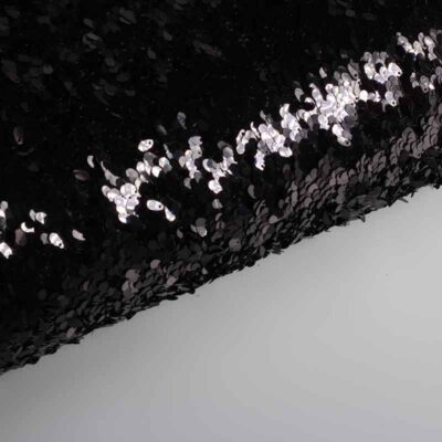 Mesh fabric with drops black