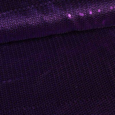 Sequin satin fabric purple