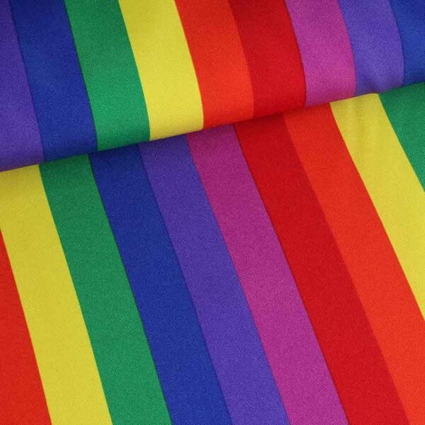 Terlenka fabric striped multicolor