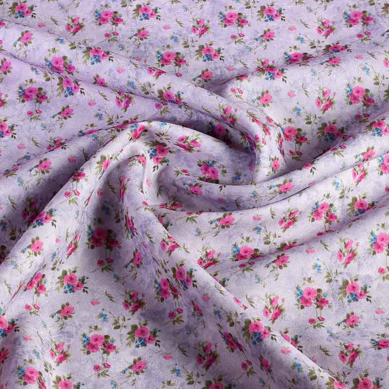 Terlenka Mille Fleur fabric lila