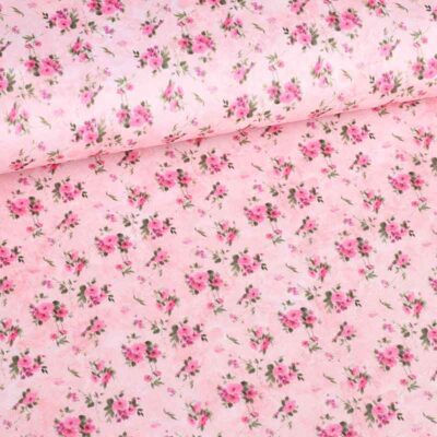 Terlenka Mille Fleur fabric rose