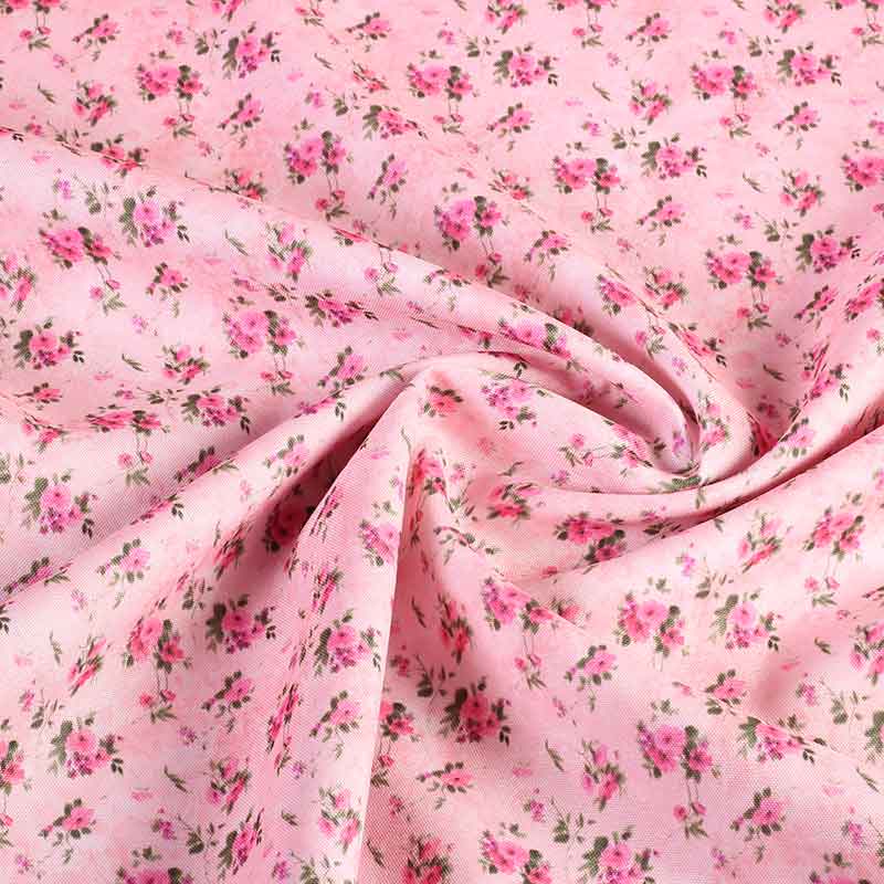 Terlenka Mille Fleur fabric rose