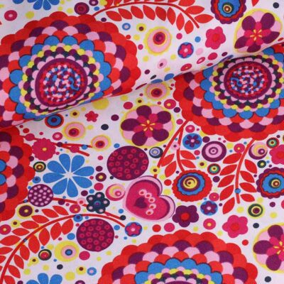 Terlenka fabric white