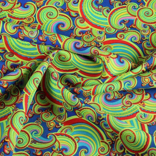 Terlenka paisley multicolor cobalt