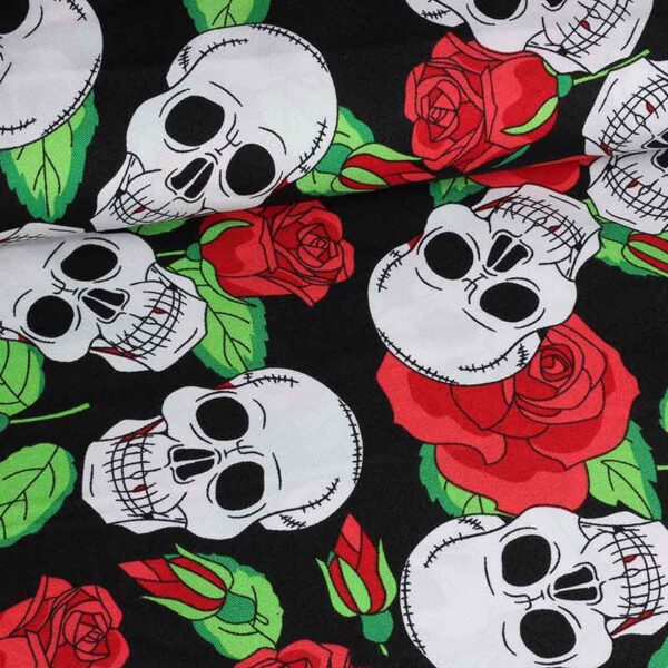 Terlenka fabric skull