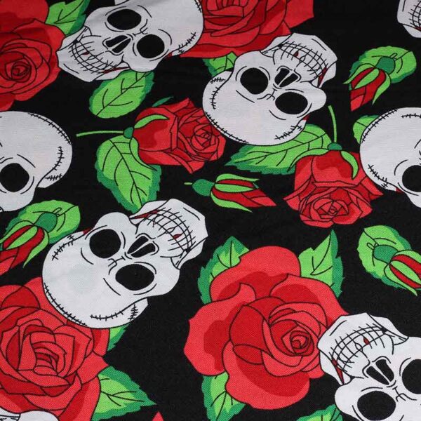 Terlenka fabric skull
