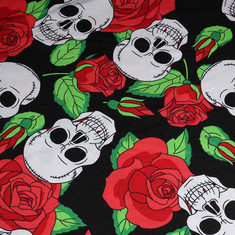 Terlenka fabric skull