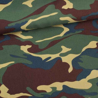 Terlenka fabric camouflage green