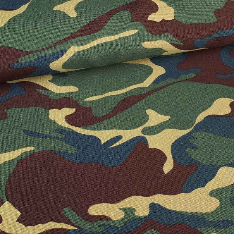 Terlenka fabric camouflage green