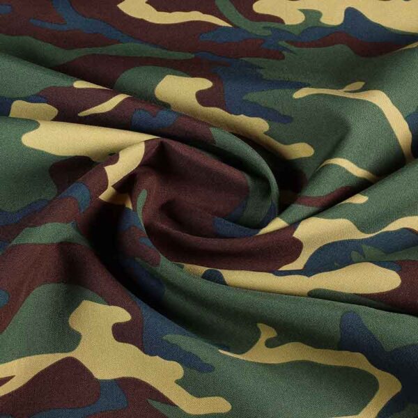 Terlenka fabric camouflage green