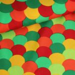 Terlenka stof multicolor bollen 4