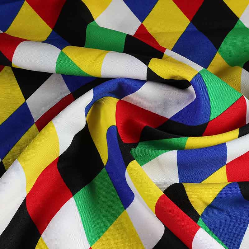 Terlenka fabric harlequin multicolor