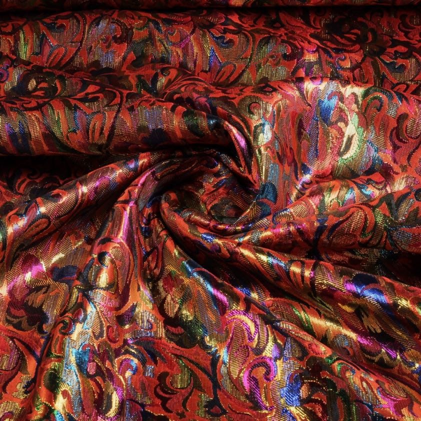 Jacquard fabric fantasy multicolor
