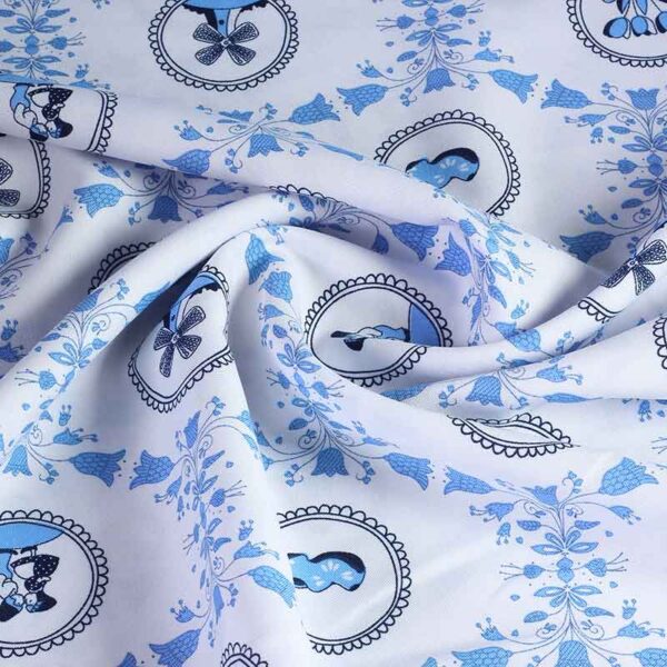 Terlenka fabric Delfts blue