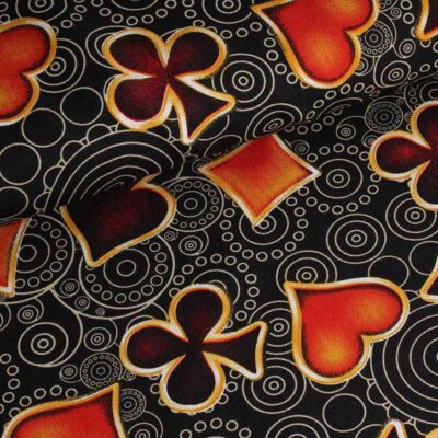 Terlenka fabric playing cards
