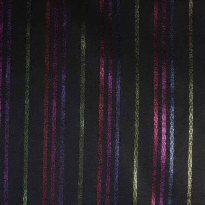 Terlenka fabric stripe multicolor foil