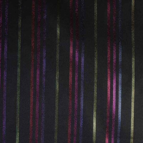 Terlenka fabric stripe multicolor foil