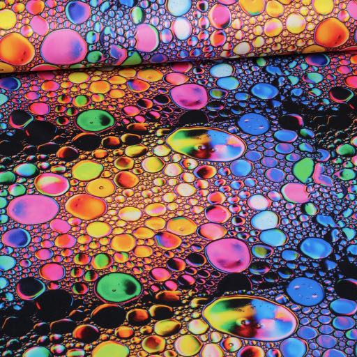 Tricot fabric Splash digital printed