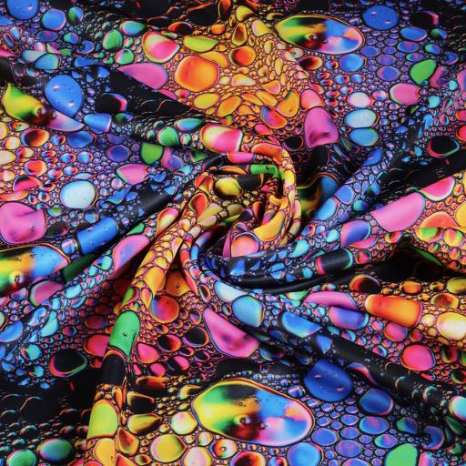 Tricot fabric Splash digital printed