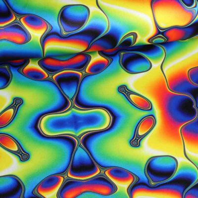 Tricot Fabric Festival Digital Print