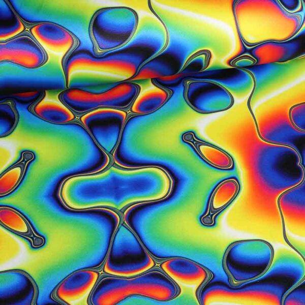 Tricot Fabric Festival Digital Print
