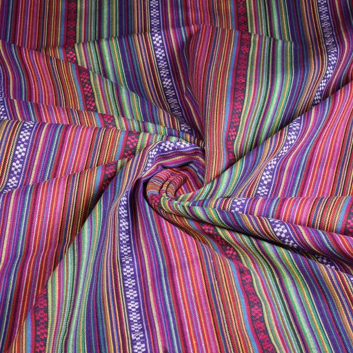 Mexico fabric purple multicolour