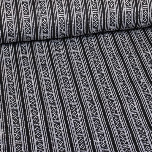 Mexico fabric black and white