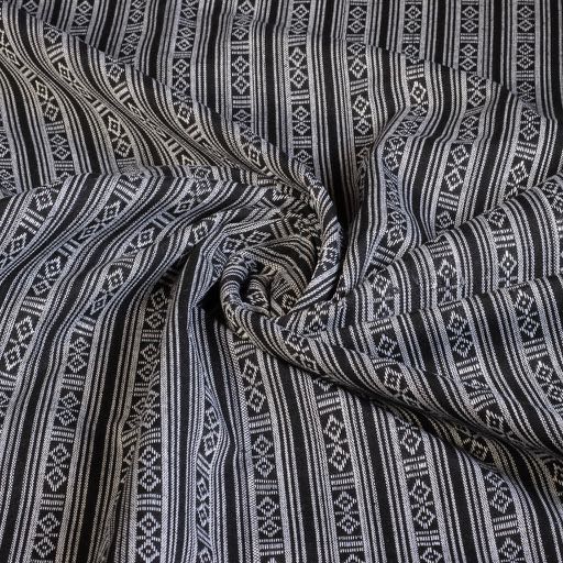 Mexico fabric black and white