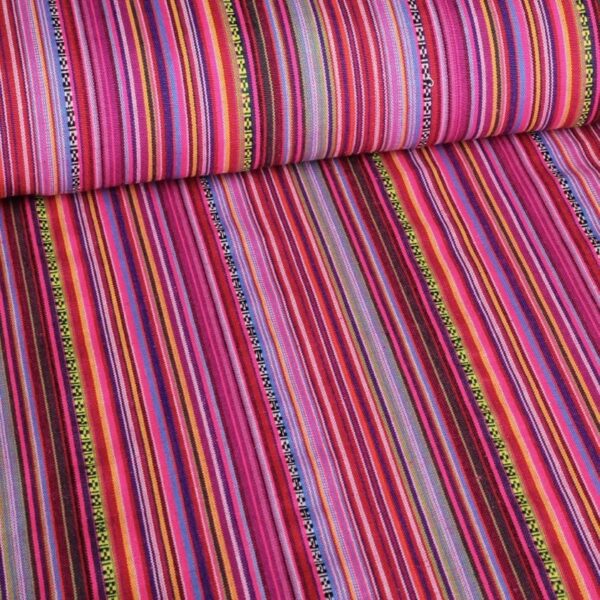 Mexico fabric rosa multicolor