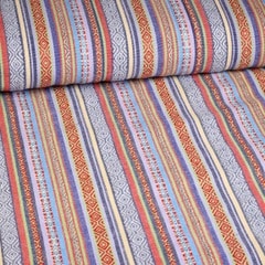 Mexico fabric multicolor blue