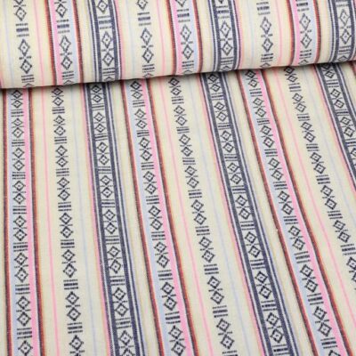 Mexico fabric off white multicolour