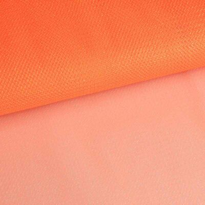 Tulle zigzag glitter orange