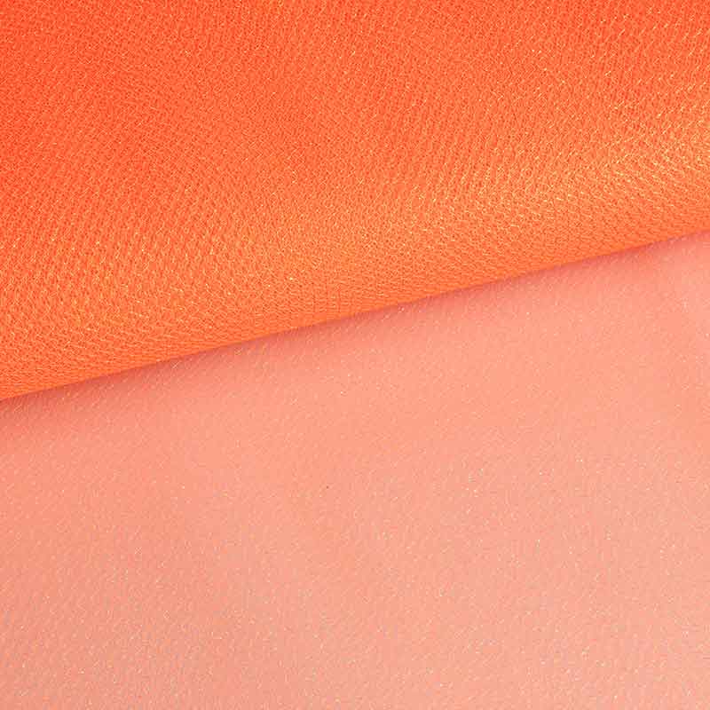 Tulle zigzag glitter orange