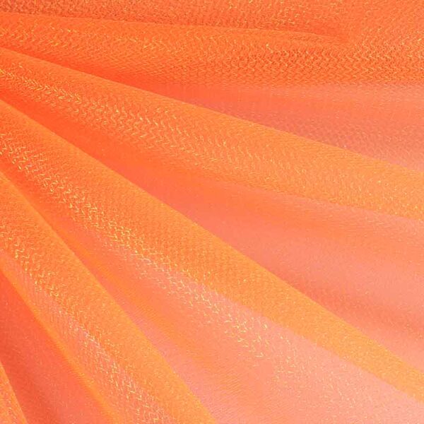 Tulle zigzag glitter orange