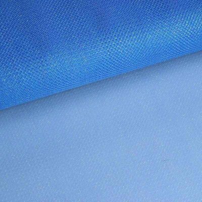 Tulle zigzag glitter blue
