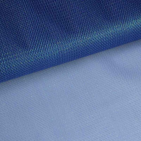 Tulle zigzag glitter cobalt